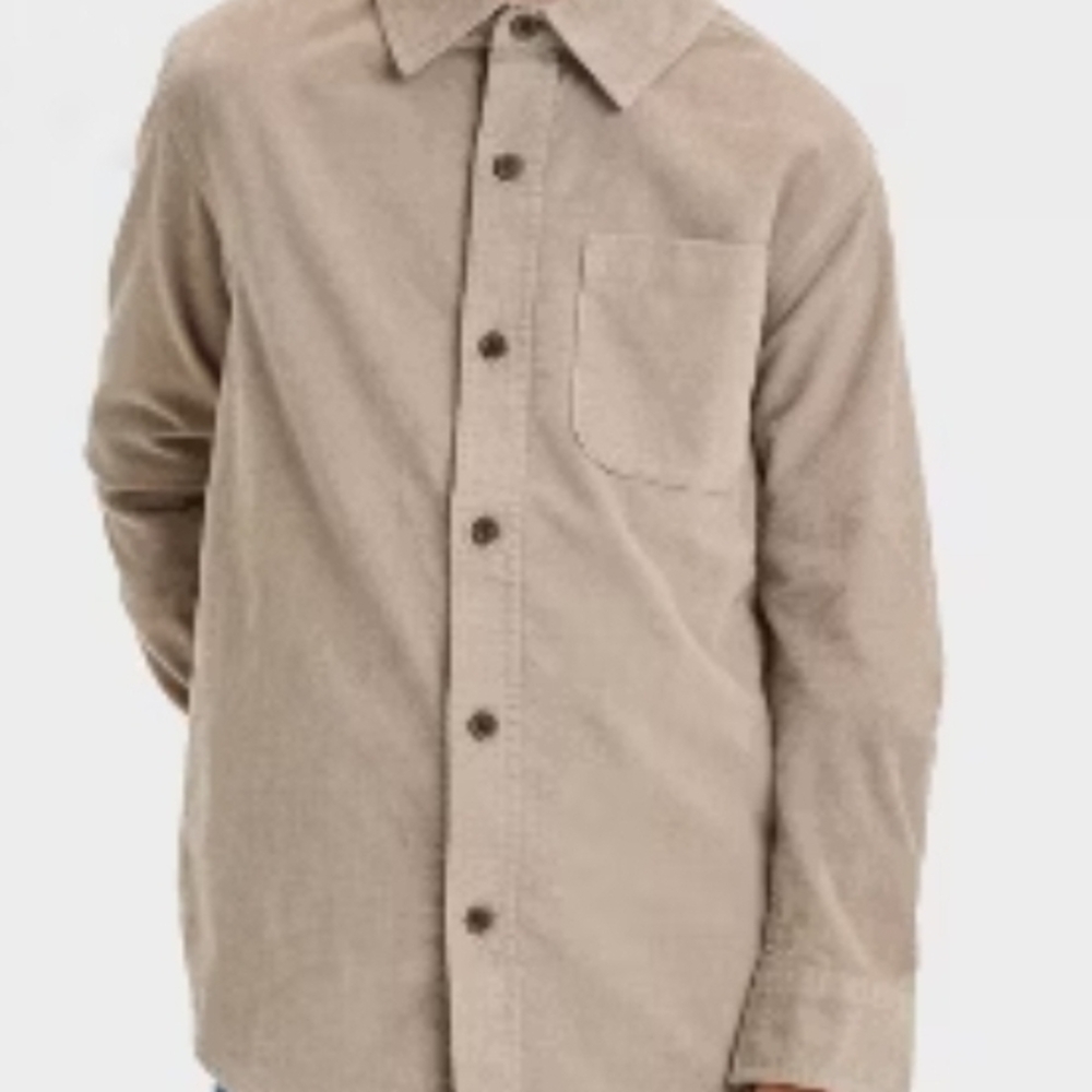 Cat & Jack Tan Long Sleeve Shirt